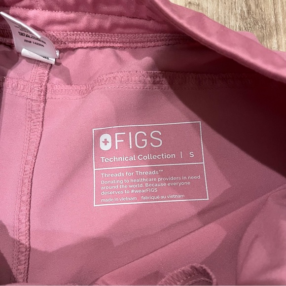 Figs scrub set chalk pink - Picture 2 of 4